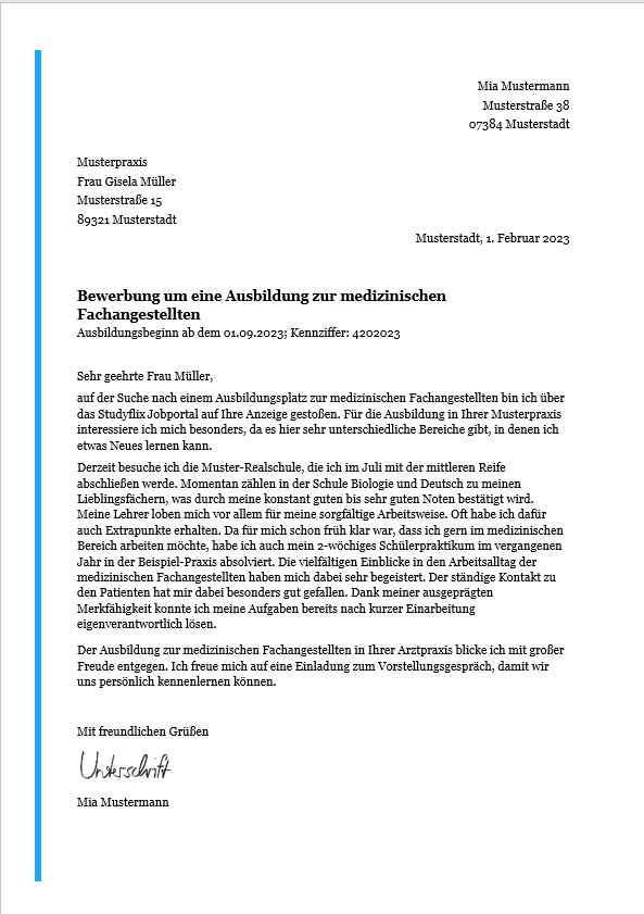 Bilder von den Muster-Anschreiben wie bei Bewerbung Bankkauffrau oder Bewerbung Pflegefachfrau, Alt-Text: bewerbung mfa, medizinische fachangestellte bewerbung, mfa bewerbung, bewerbungsanschreiben medizinische fachangestellte, bewerbungsschreiben medizinische fachangestellte, bewerbungsschreiben mfa, bewerbung als medizinische fachangestellte, bewerbungsanschreiben mfa, anschreiben medizinische fachangestellte, bewerbung als arzthelferin, bewerbung als mfa, bewerbung mfa muster, bewerbung anschreiben mfa, medizinische fachangestellte bewerbung schreiben muster, mfa bewerbung muster