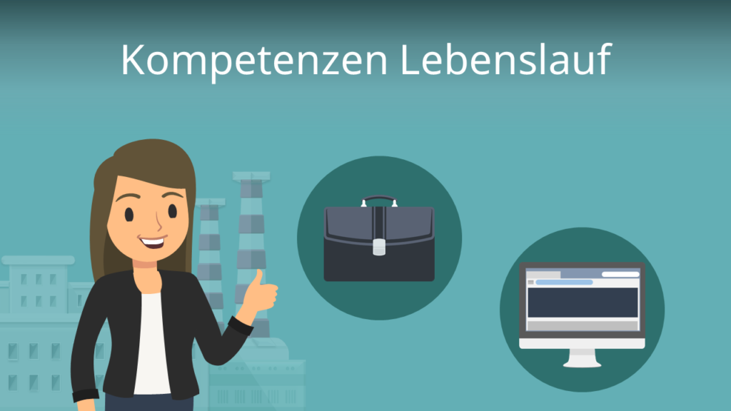 Zum Video: Kompetenzen Lebenslauf